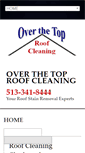 Mobile Screenshot of overthetoproofcleaning.com